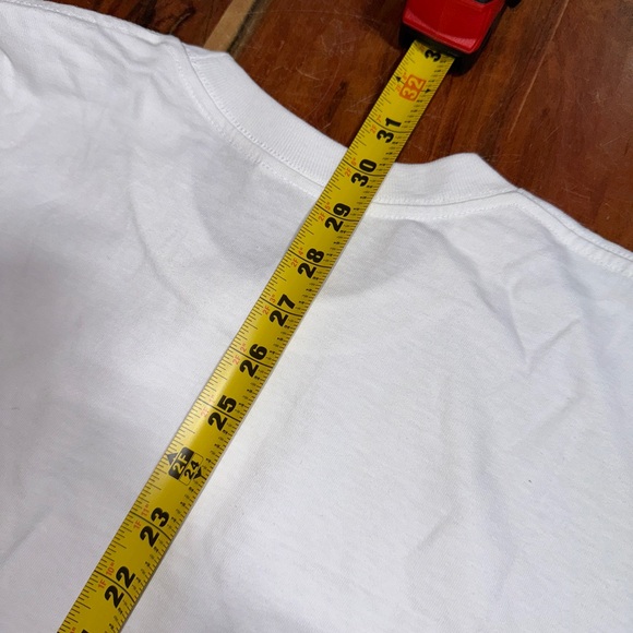 NOS Blank Men’s Supreme Made in USA Long Sleeve White Tee T-Shirt NEW - LOT 3 - Picture 6 of 6